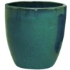 Chiswick Egg Planter In Dark Green - 20cm