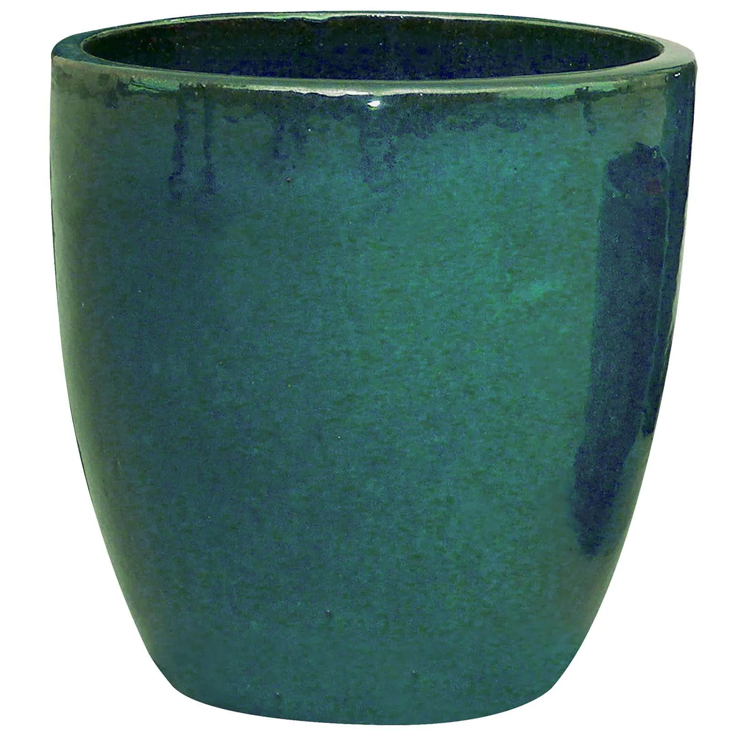 Chiswick Egg Garden Planter In Dark Green - 27cm 1 Chiswick Egg Garden Planter In Dark Green - 27cm