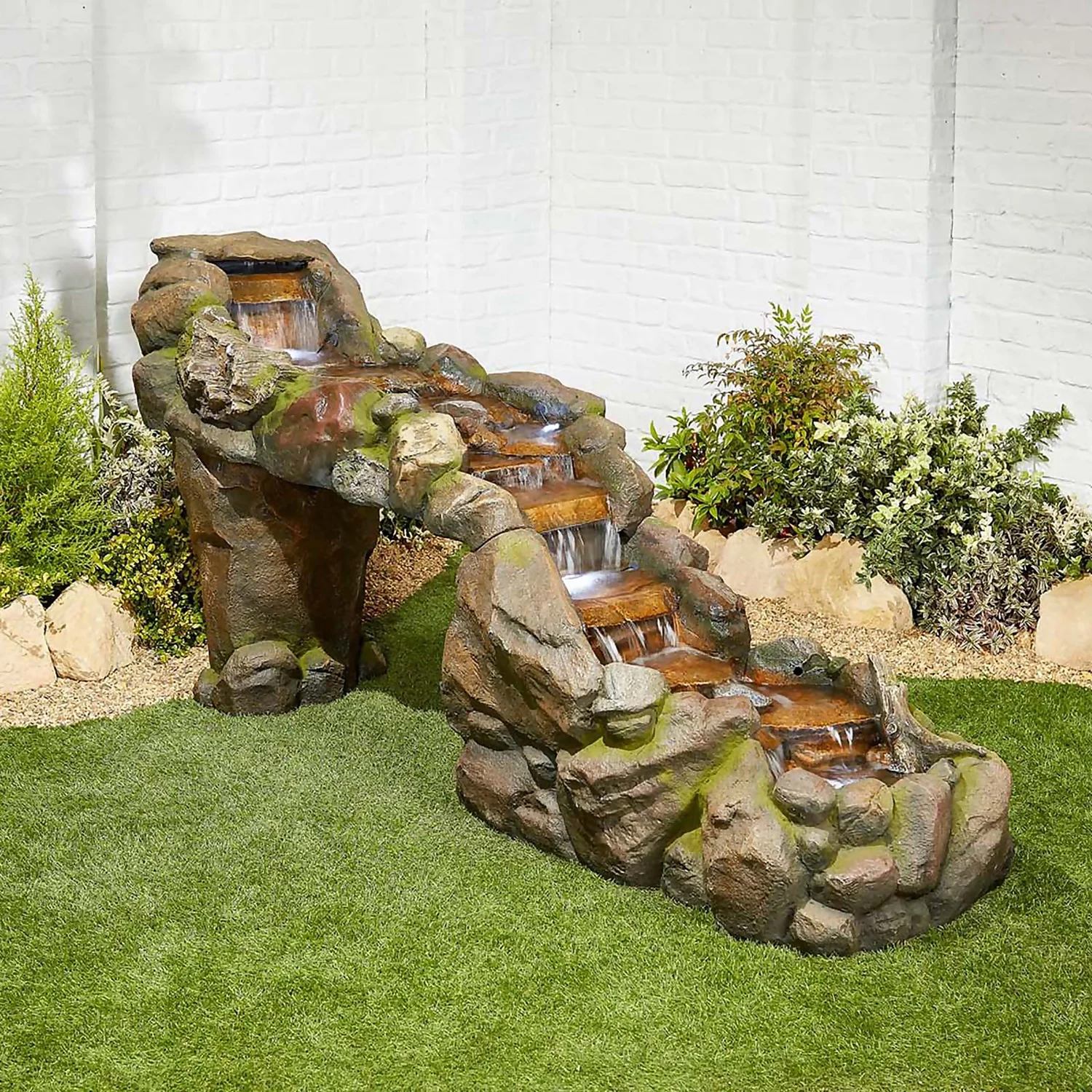 Stylish Fountains Bustling Waters Including LED Lights 4 Stylish Fountains Bustling Waters Including LED Lights - Image 4