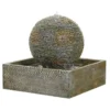 Stylish Fountain Dark Planet Water Feature With LEDs