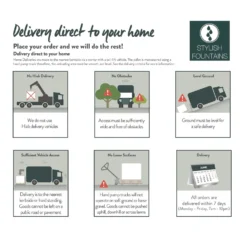 Stylish Fountain Dark Planet Water Feature With LEDs -Garden Decoration 12825376 1584832989647411