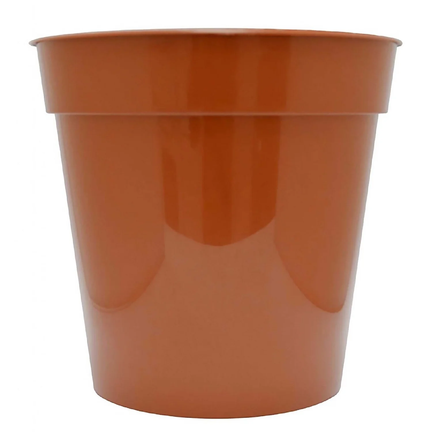 Flower Pot In Orange - 25cm 1 Flower Pot In Orange - 25cm