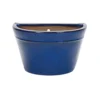 Chiswick Blue Glazed Wall Pot - 20cm