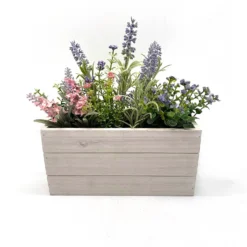 Flocking Lavender In Wooden Case