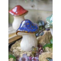 Ceramic Mushroom Garden Ornament - Medium -Garden Decoration 12890925 1974843660796469