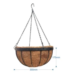 Saxon Hanging Basket - 14 Inch -Garden Decoration 12940767 1764906244395998