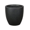Sierra Black Egg Garden Pot - 32cm