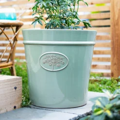 Country Living Heritage Sage Cone Pot - 33cm -Garden Decoration 13188755 1264933183290201
