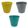Ribbed Planter (3 Colour Mix) - 14cm