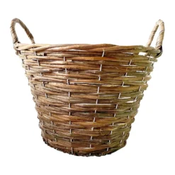 Natural Weave Round Garden Planter 35cm