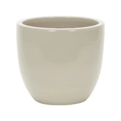 Glazed Cream Heritage Egg Pot - 32cm