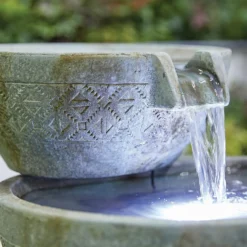 Stylish Fountain Oasis Water Feature With LEDs 9 Stylish Fountain Oasis Water Feature With LEDs -Garden Decoration 13846043 6794962028176288
