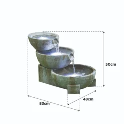 Stylish Fountain Oasis Water Feature With LEDs 11 Stylish Fountain Oasis Water Feature With LEDs -Garden Decoration 13846043 8054962028273395