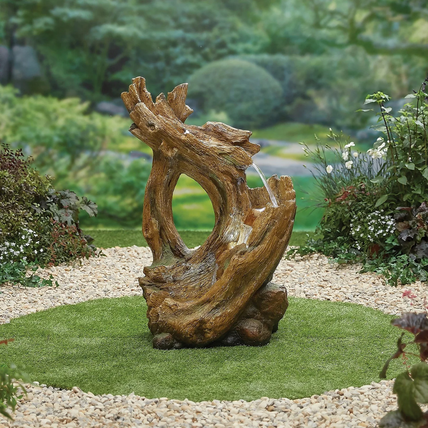 Stylish Fountain Knotted Willow Falls Water Feature With LEDs 2 Stylish Fountain Knotted Willow Falls Water Feature With LEDs - Image 2