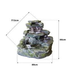 Stylish Fountain Garda Falls Water Feature With LEDs 5 Stylish Fountain Garda Falls Water Feature With LEDs -Garden Decoration 13846065 2124978881057603
