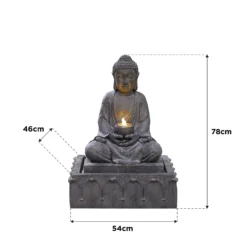 Stylish Fountain Serenity Water Feature With LEDs -Garden Decoration 13846069 1804978880968461