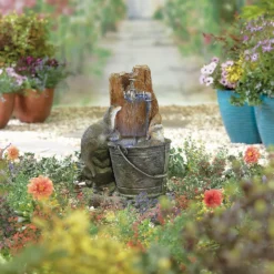 Stylish Fountain Playful Otters Water Feature With LEDs 13 Stylish Fountain Playful Otters Water Feature With LEDs -Garden Decoration 13846072 1994962027889299