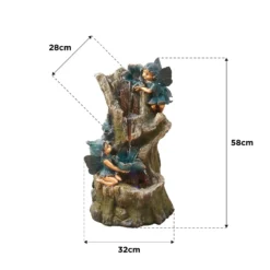 Stylish Fountain Spellbound Water Feature With LEDs -Garden Decoration 13846074 1034978880968530