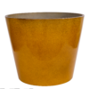 Glazed Finish Planter Mustard 30cm