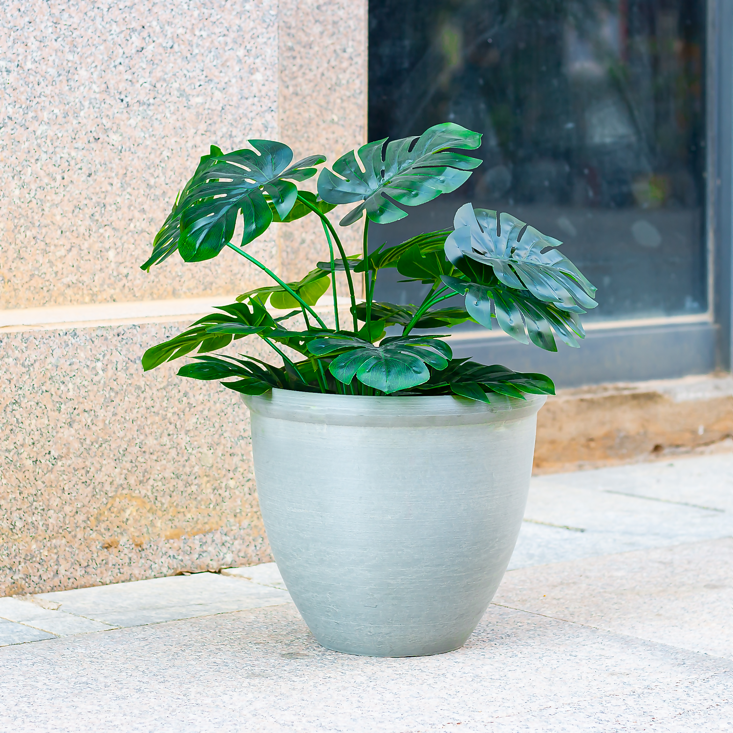 Ashford Planter Grey 35cm 2 Ashford Planter Grey 35cm - Image 2