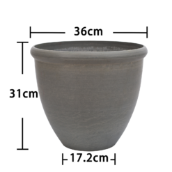 Ashford Planter Grey 35cm 9 Ashford Planter Grey 35cm -Garden Decoration 13928636 9455001955518807