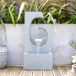 Stylish Fountain Ango Falls Garden Water Feature With LEDs -Garden Decoration 13947169 2065005844485926
