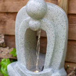 Stylish Fountain Zen Pour Garden Water Feature With LEDs 10 Stylish Fountain Zen Pour Garden Water Feature With LEDs -Garden Decoration 13947173 3655005844923803