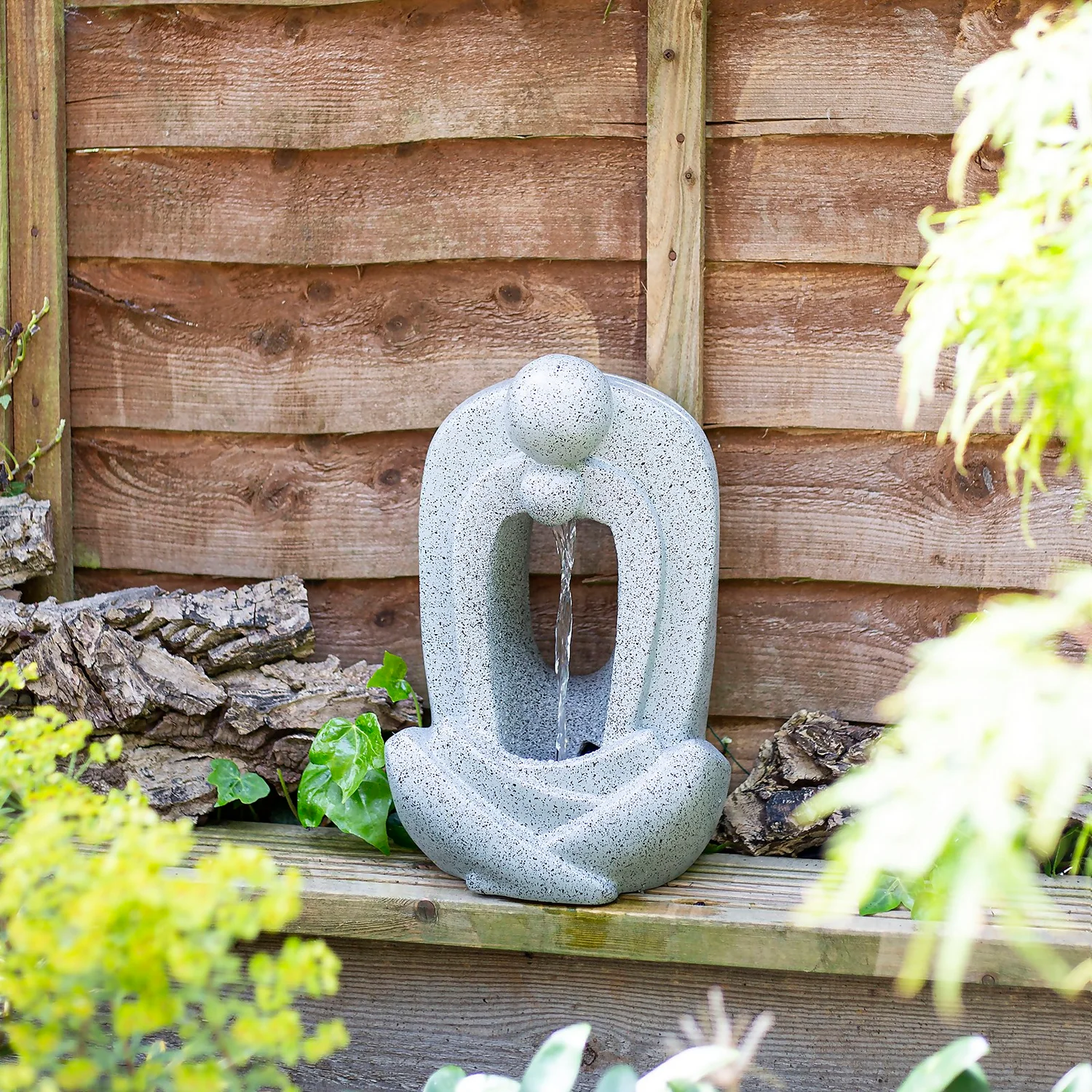 Stylish Fountain Zen Pour Garden Water Feature With LEDs 4 Stylish Fountain Zen Pour Garden Water Feature With LEDs - Image 4