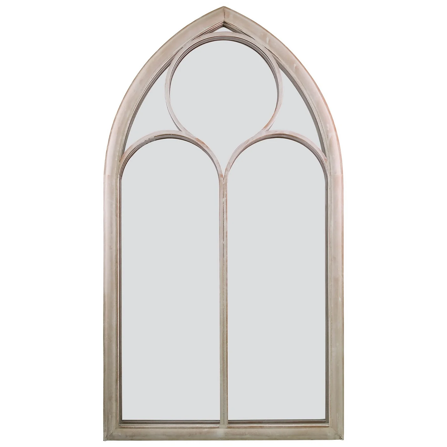 MirrorOutlet Somerley Chapel Arch Metal Garden Mirror - 112x61cm 1 MirrorOutlet Somerley Chapel Arch Metal Garden Mirror - 112x61cm