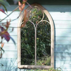 MirrorOutlet Somerley Chapel Arch Metal Garden Mirror - 112x61cm 7 MirrorOutlet Somerley Chapel Arch Metal Garden Mirror - 112x61cm -Garden Decoration 13950555 1704987139189172