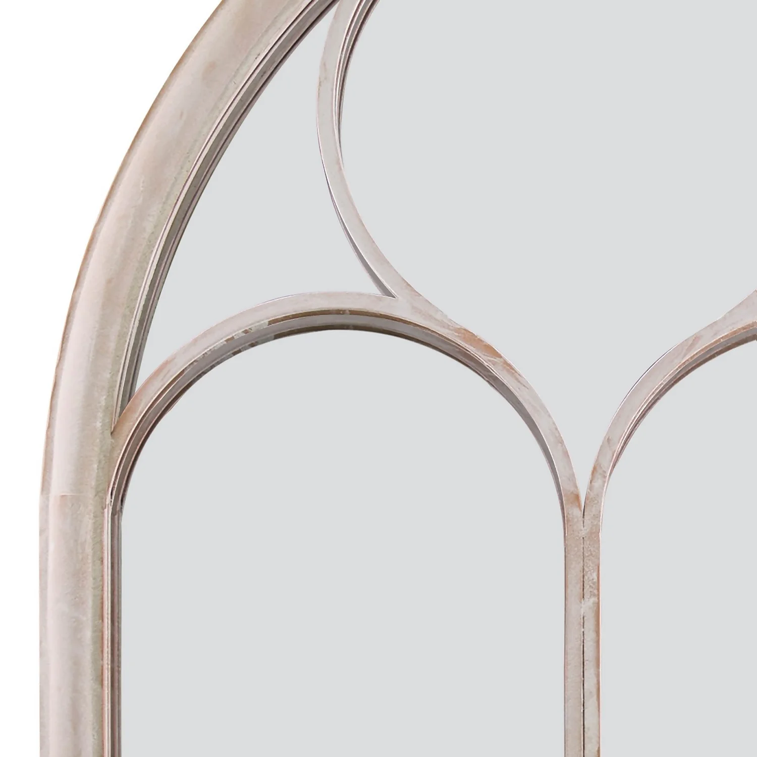 MirrorOutlet Somerley Chapel Arch Metal Garden Mirror - 112x61cm 4 MirrorOutlet Somerley Chapel Arch Metal Garden Mirror - 112x61cm - Image 4