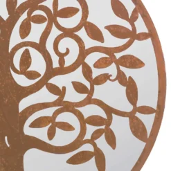 MirrorOutlet Round Garden Mirror - 60cm -Garden Decoration 13950583 1764987139410758