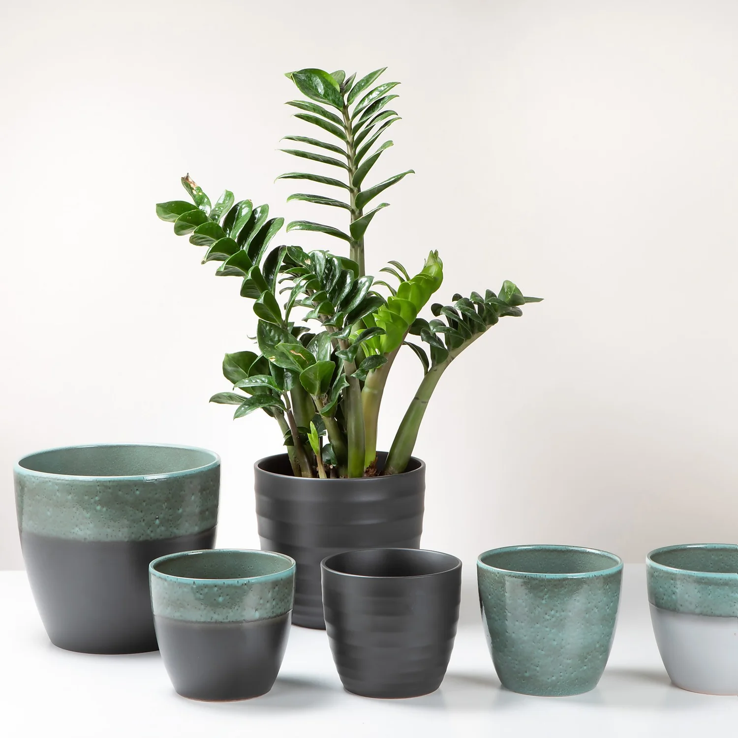 Scheurich Black Indoor Pot - 28cm 2 Scheurich Black Indoor Pot - 28cm - Image 2