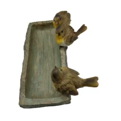 Homebase Wood Log Bird Bath With Birds 9 Homebase Wood Log Bird Bath With Birds -Garden Decoration 13955522 7495014596921816
