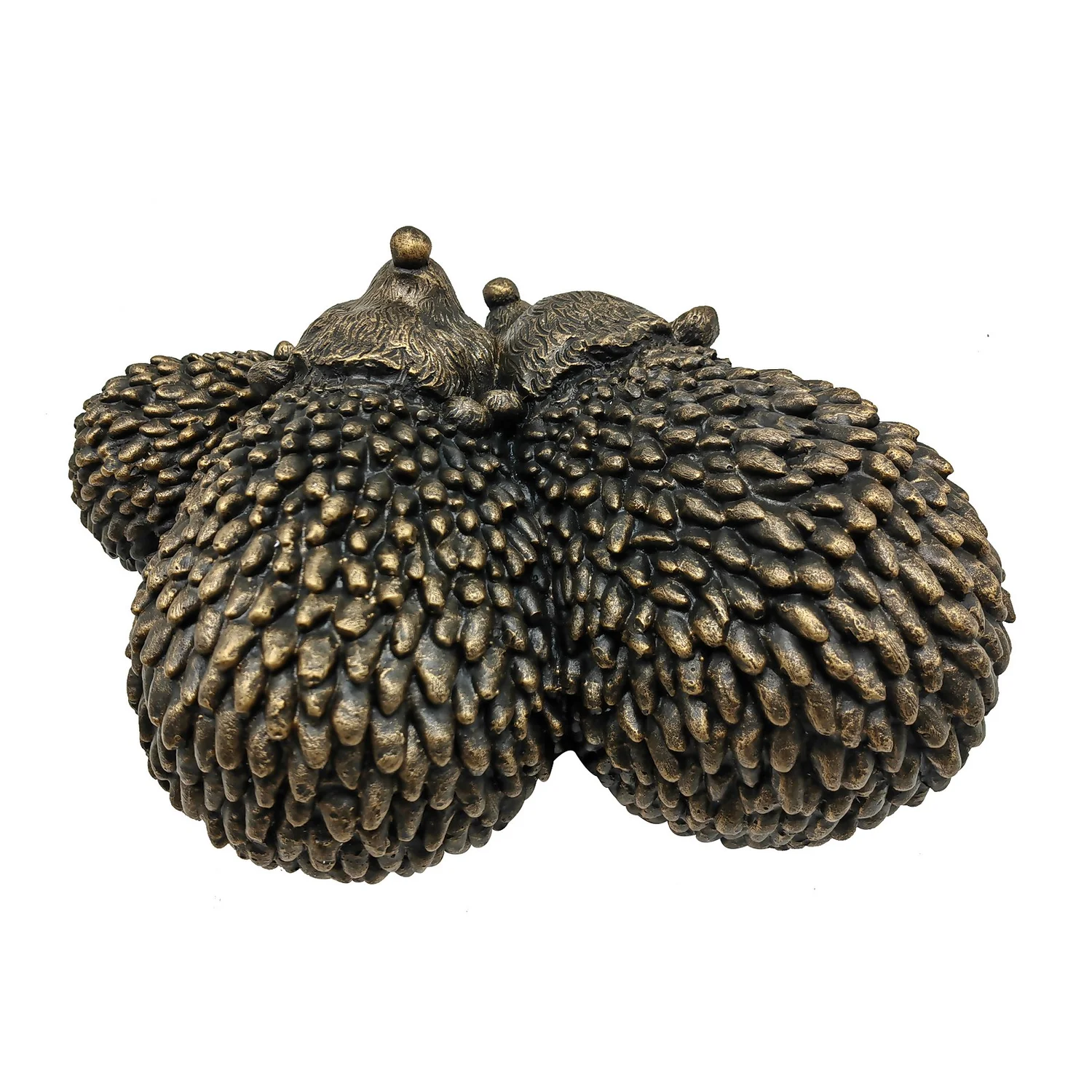 Bronze Look Hedgehog Family Garden Ornament 3 Bronze Look Hedgehog Family Garden Ornament - Image 3