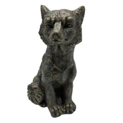 Bronze Look Fox Garden Ornament