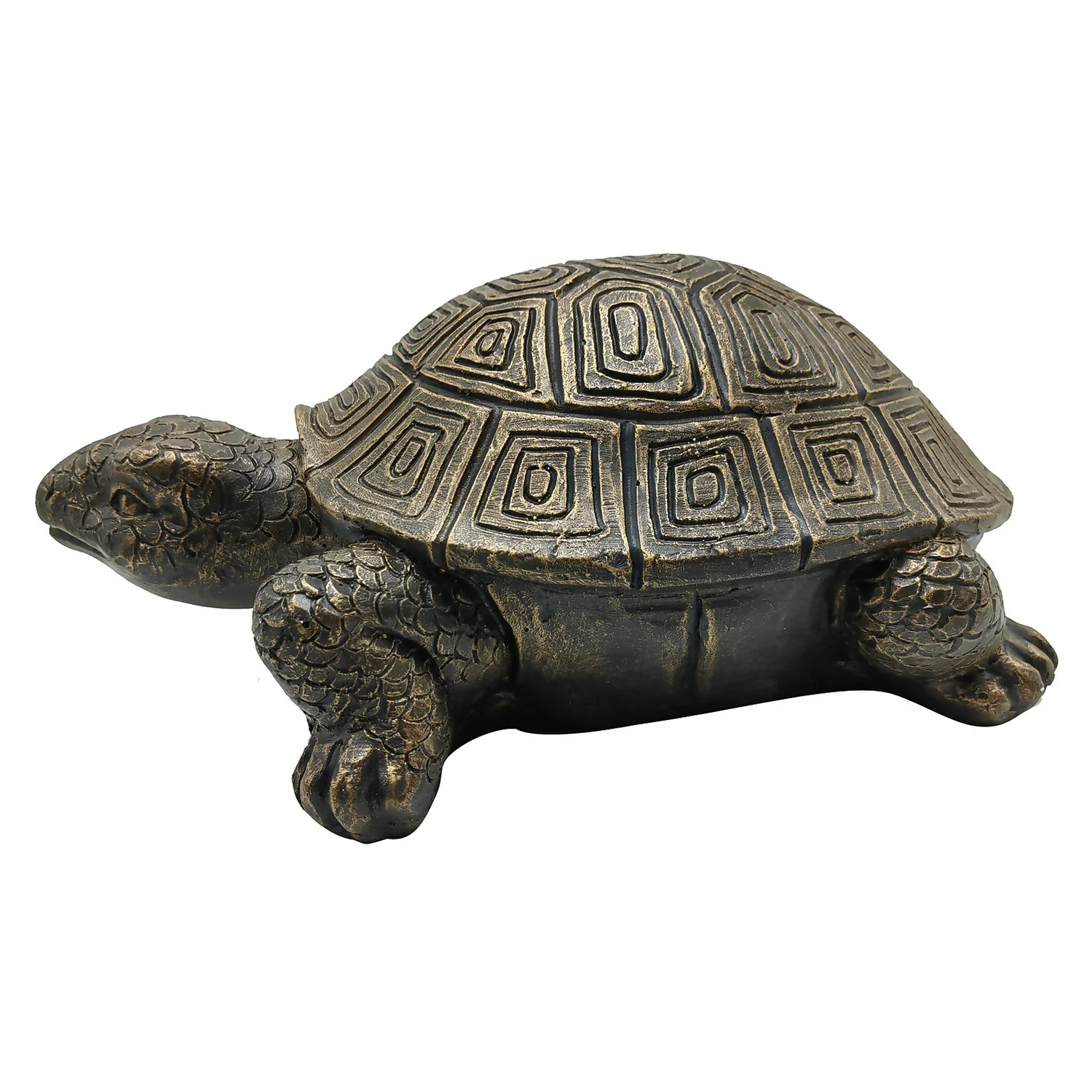 Bronze Look Tortoise Garden Ornament 1 Bronze Look Tortoise Garden Ornament