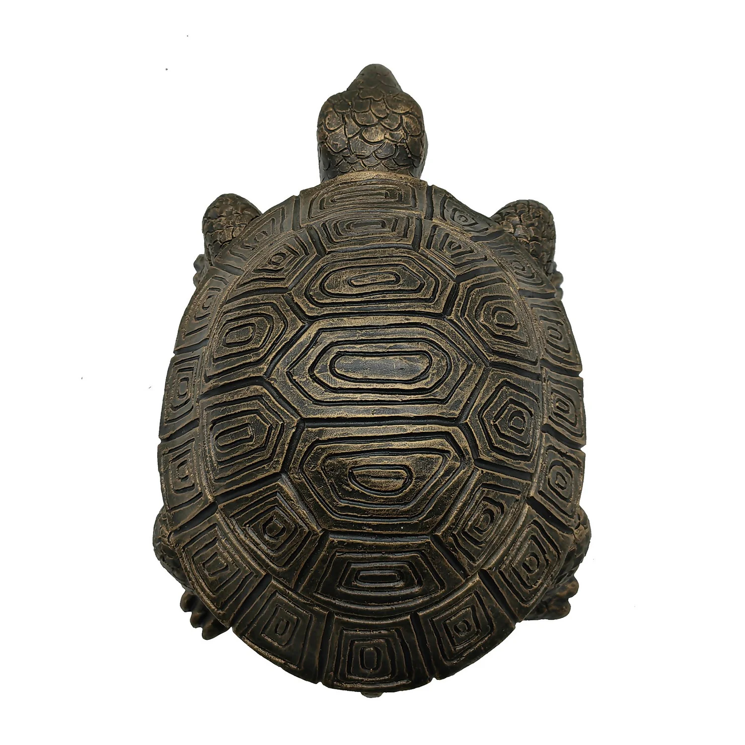 Bronze Look Tortoise Garden Ornament 3 Bronze Look Tortoise Garden Ornament - Image 3