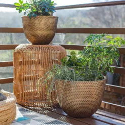 Suva Hammered Pot Bronze - 31cm 11 Suva Hammered Pot Bronze - 31cm -Garden Decoration 13973654 1365011805726502