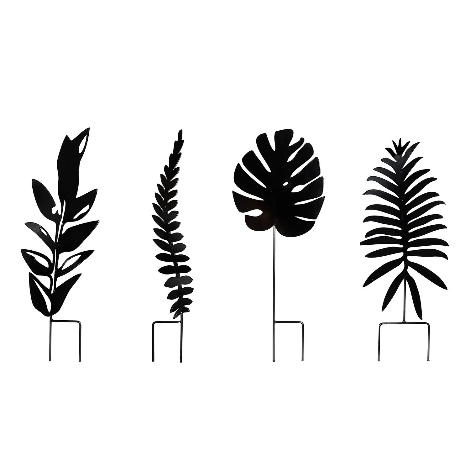 Jungle Black Ground Stakes - 45cm (Assorted Designs) 1 Jungle Black Ground Stakes - 45cm (Assorted Designs)