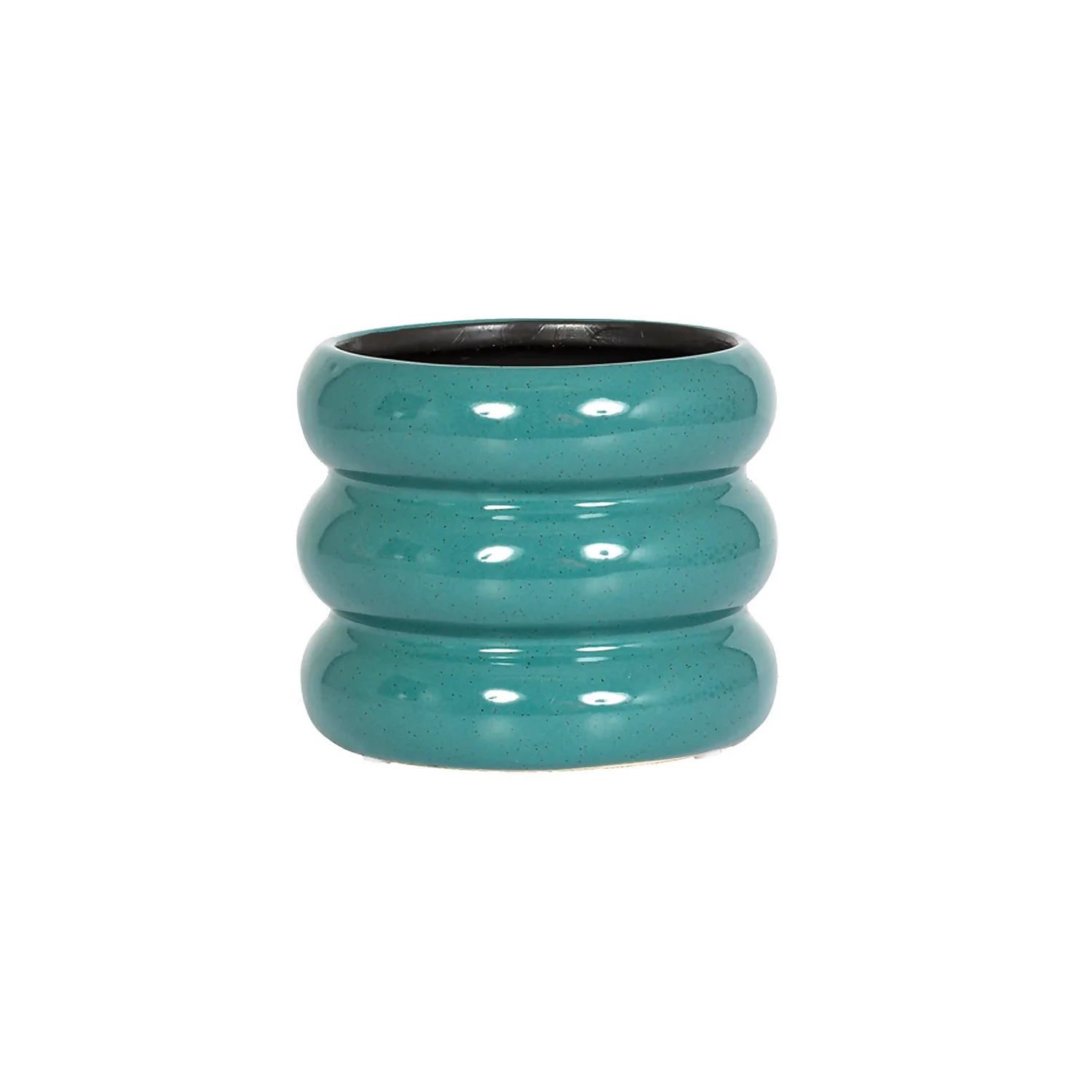 Ribbed Indoor Plant Pot - 11cm 3 Ribbed Indoor Plant Pot - 11cm - Image 3