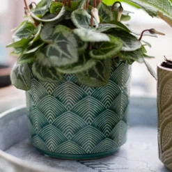 Art Deco Indoor Plant Pot - 12cm -Garden Decoration 14197411 2025024191054596