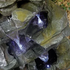 Stylish Fountain Como Springs Water Feature With LEDs -Garden Decoration 14519356 1055047822702482