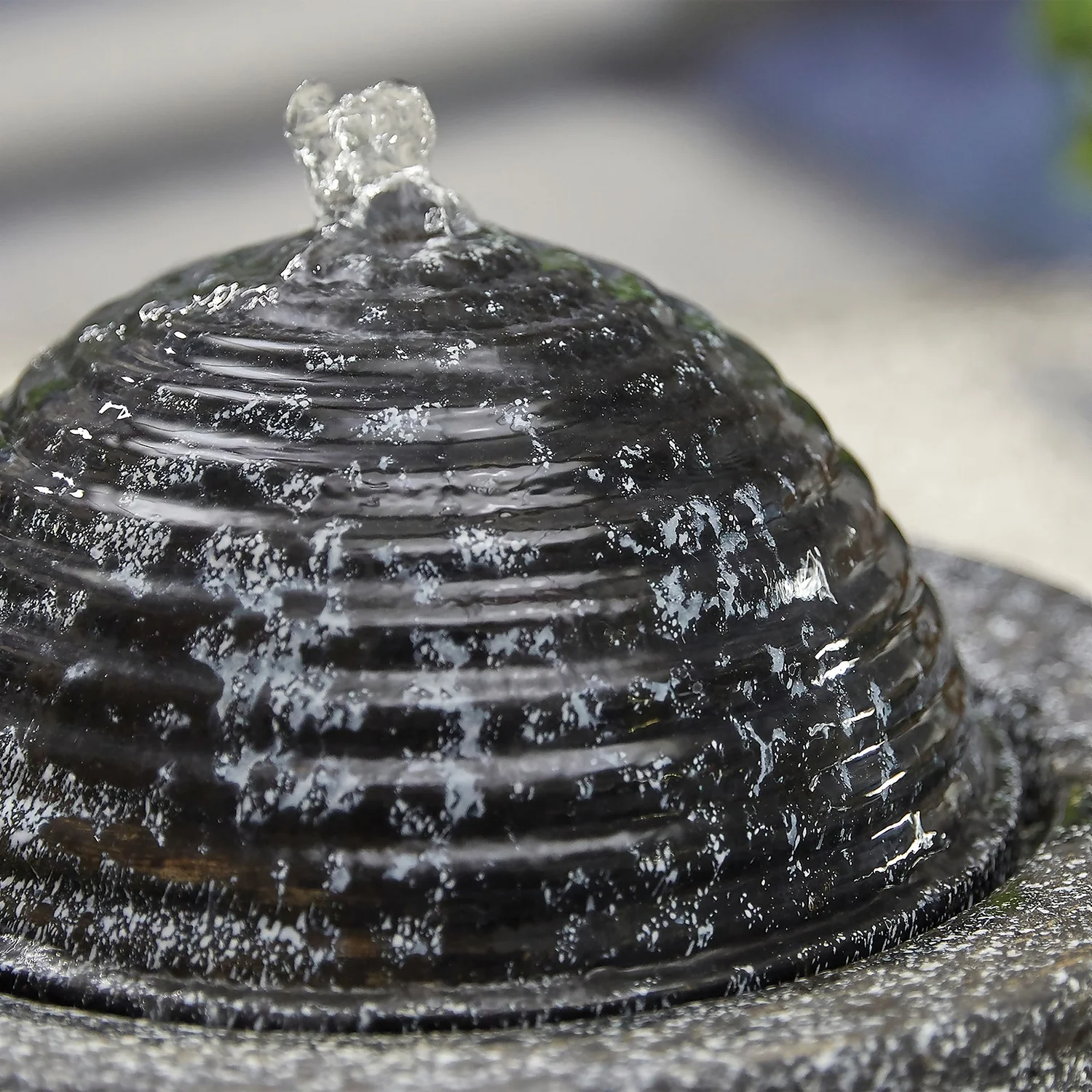 Stylish Fountain Dappled Column Water Feature 3 Stylish Fountain Dappled Column Water Feature - Image 3