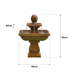 Stylish Fountain Odyssey Water Feature With LEDs 9 Stylish Fountain Odyssey Water Feature With LEDs -Garden Decoration 14519360 1335047822692282