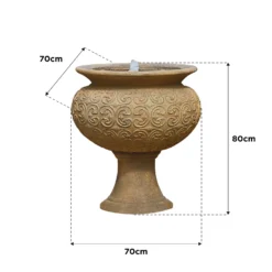 RHS Rosemoor Water Feature With LED -Garden Decoration 14519361 9325047822767168